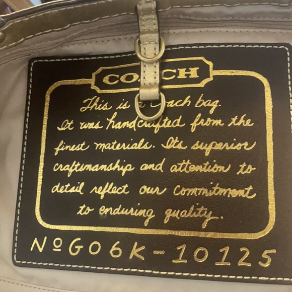 Coach Signature Tote - Picture 8 of 11